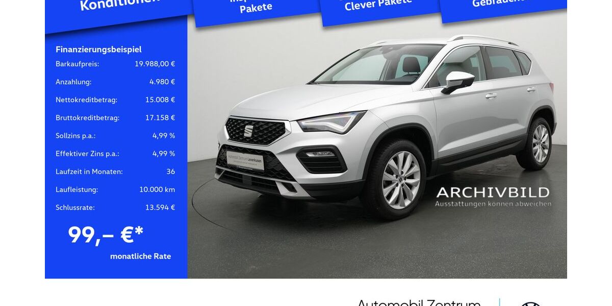 Seat Ateca 22.857 km 19.988 &euro; Leverkusen 51379