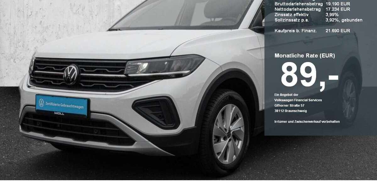 VW T-Cross 9.198 km 21.690 &euro; Düsseldorf 40474