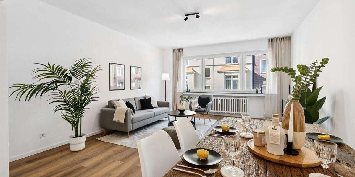 Etagenwohnung Düsseldorf Pempelfort - 3 Zimmer, 90 m&sup2;, 449.000&euro; | Angebot:25401025