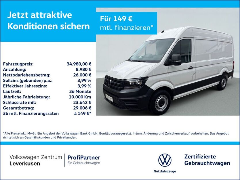 VW Crafter 22.916 km 34.480 € Leverkusen 51379