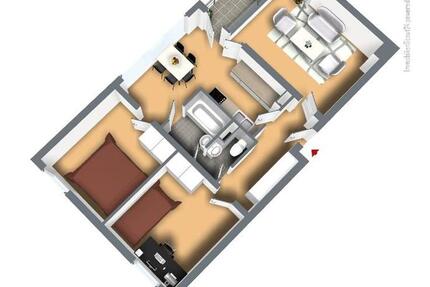 Wohnung Solingen - 3 Zimmer, 73 m&sup2;, 719&euro; | Angebot:26254316