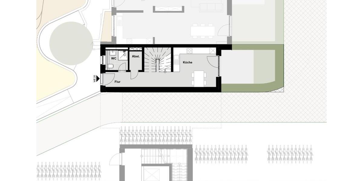 Reihenhaus Düsseldorf Flingern Süd - 4 Zimmer, 101 m&sup2;, 2.100&euro; | Angebot:26195897