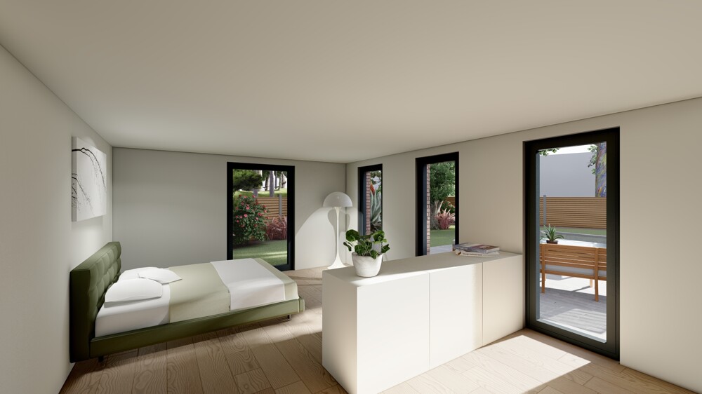 Architektenvilla am Waldrand - Bauhausbungalow mit Dachterrasse, Doppelgarage und exklusiver Privatsphäre - Villa Bensberg Bensberg | Angebot:27338480
