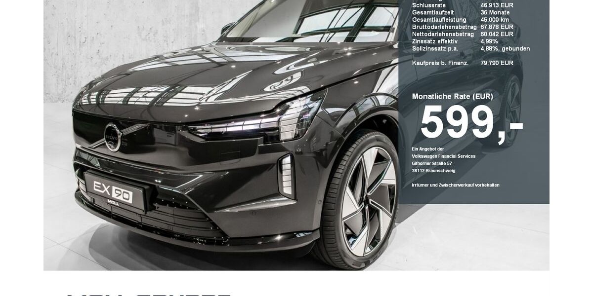 Volvo EX90 8.500 km 77.950 &euro; Düsseldorf 40549