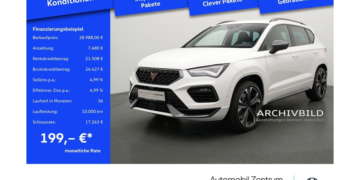 Cupra Ateca 47.038 km 28.988 &euro; Leverkusen 51379
