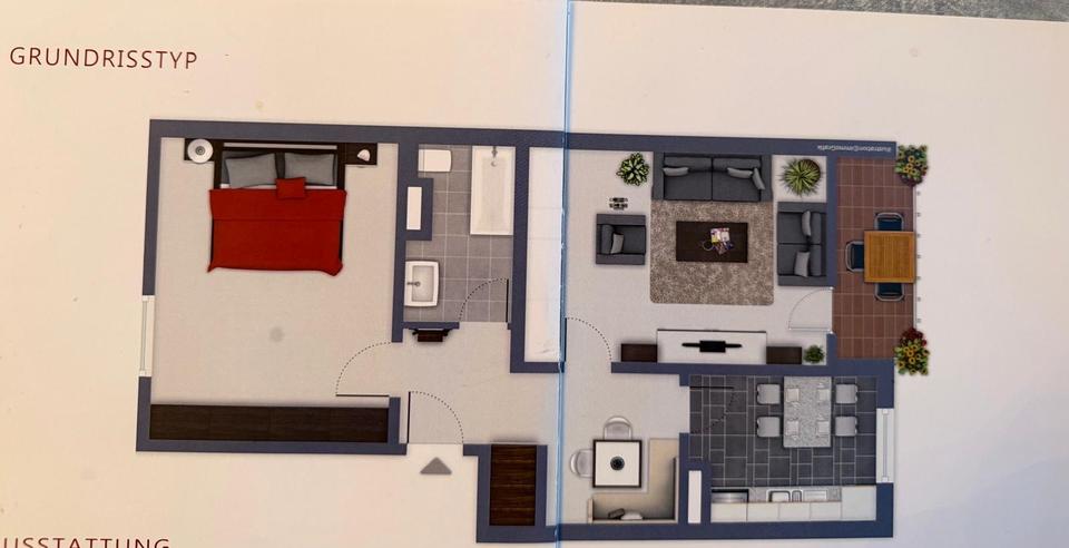 Etagenwohnung Köln Porz - 1 Zimmer, 63 m&sup2;, 165.000&euro; | Angebot:25639795