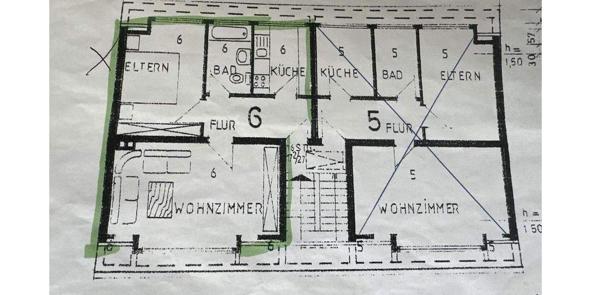 Etagenwohnung Bergisch Gladbach Heidkamp - 2 Zimmer, 48 m&sup2;, 150.000&euro; | Angebot:25277859