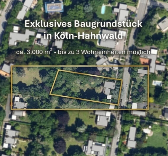 Grundstück Köln / Hahnwald Hahnwald - 3.500.000&euro; | Angebot:26343614