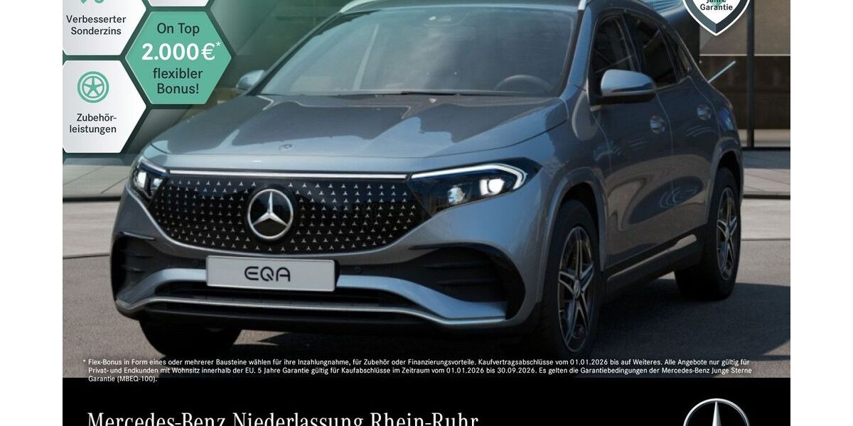 Mercedes-Benz EQA 9.319 km 36.490 &euro; Düsseldorf 40470