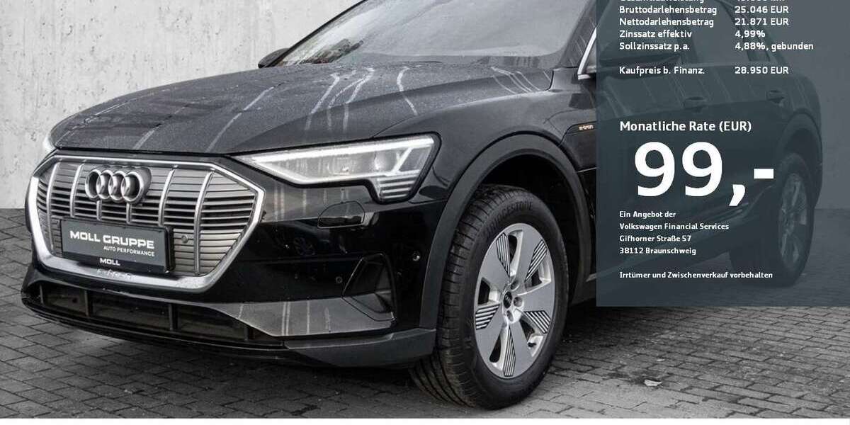 Audi e-tron 38.058 km 28.950 &euro; Düsseldorf 40474