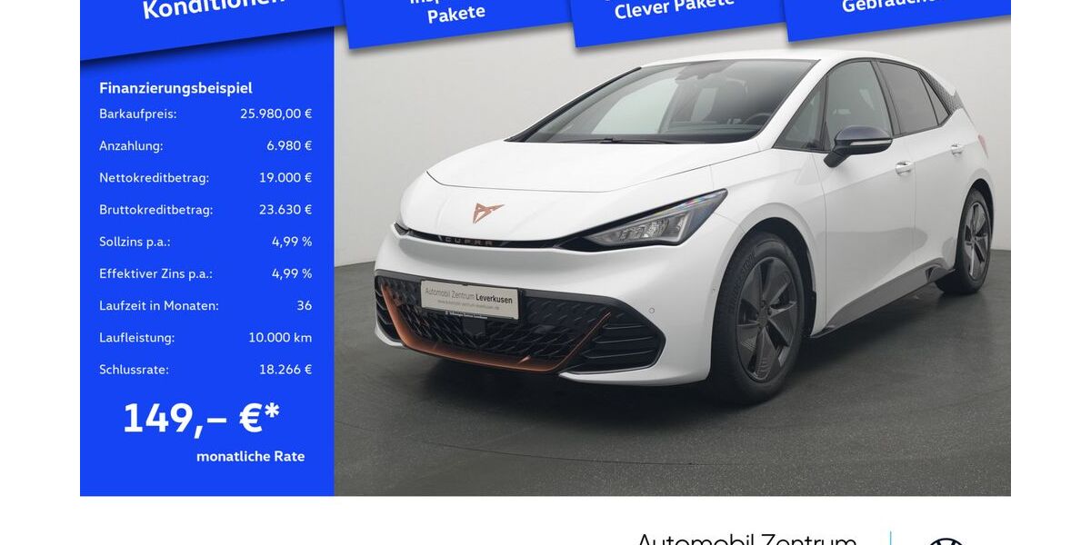 Cupra Born 29.979 km 23.380 &euro; Leverkusen 51379