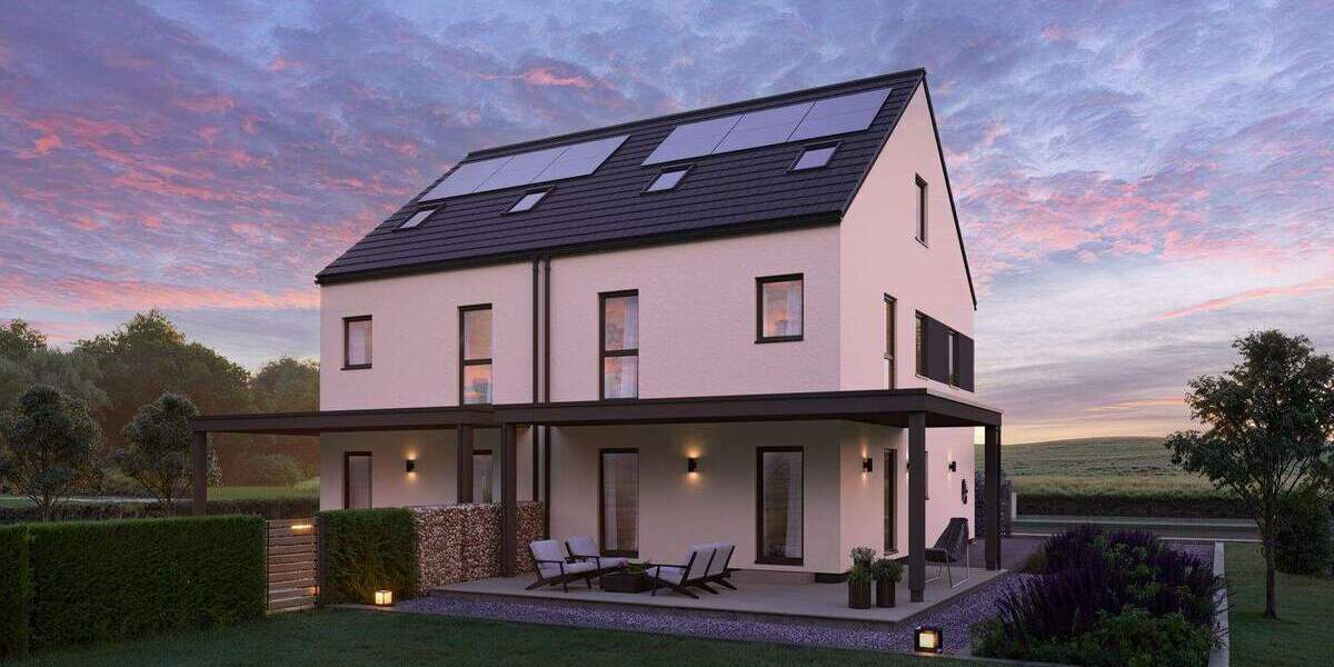 Neubau. Moderne Doppelhaushälfte mit Traumgrundstück. 3 zimmer