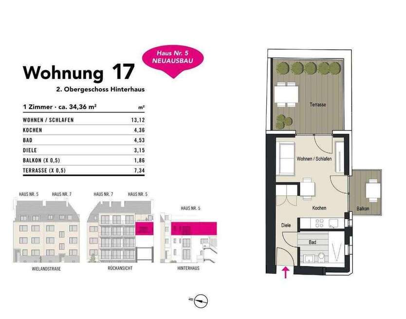 Wohnung zum Kaufen in Köln 249.000 € 34.36 m²