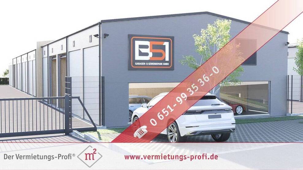 Trierweiler: Moderne XL-Garagen Hallenfläche mit nachhaltiger Holzbauweise auf 50 m² im neuen Garagenpark B51 - flexibel & vielseitig nutzbar