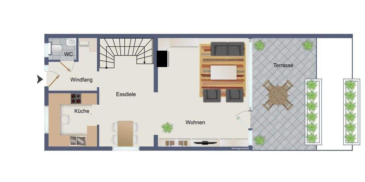 Reihenendhaus Hückeswagen Wiehagen - 5 Zimmer, 156 m&sup2;, 329.000&euro; | Angebot:25373837