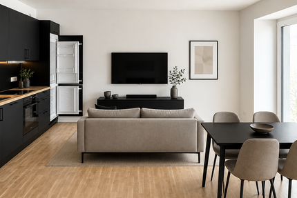 Wohnung Düsseldorf Oberbilk - 2 Zimmer, 55 m&sup2;, 1.200&euro; | Angebot:26401360