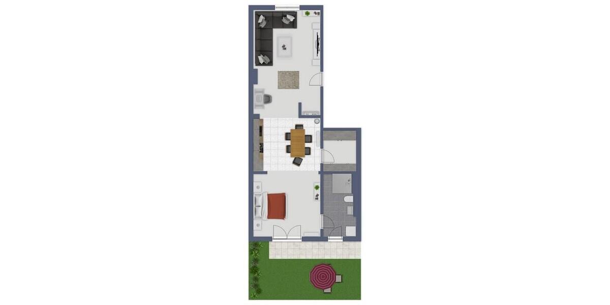 Erdgeschoßwohnung Köln Kalk - 1 Zimmer, 83 m&sup2;, 1.245&euro; | Angebot:26061621