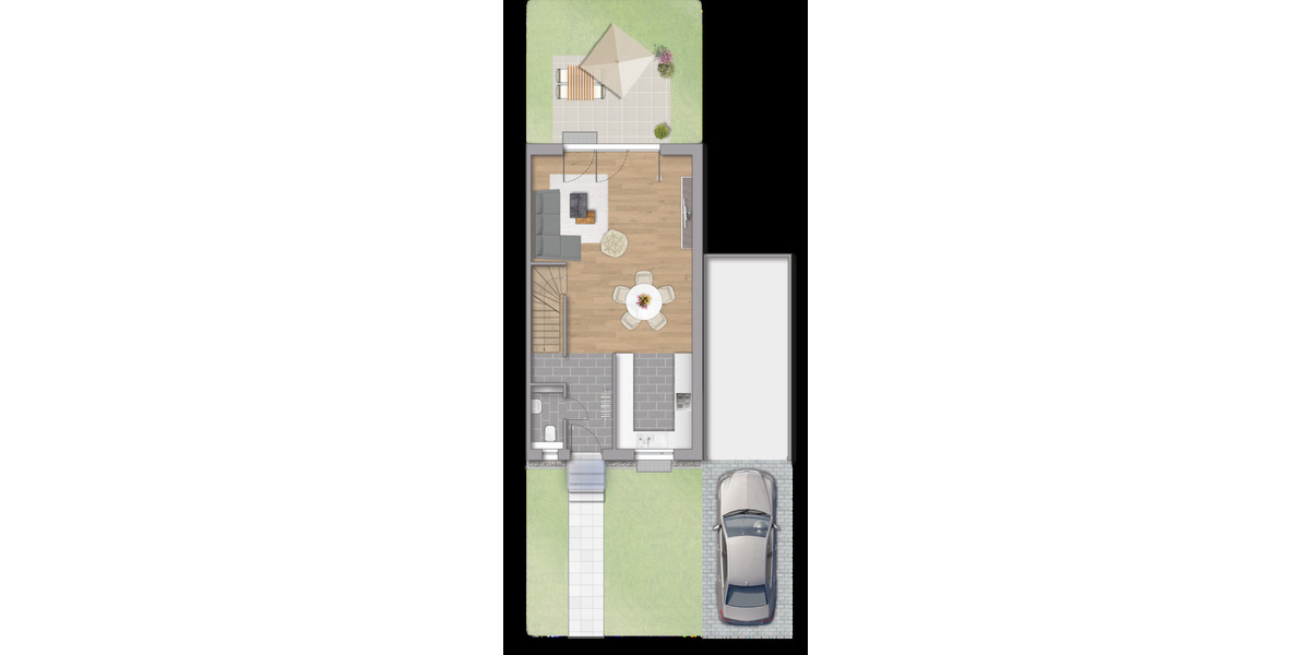 Moderne Doppelhaushälfte mit Platz für die ganze Familie 5 zimmer