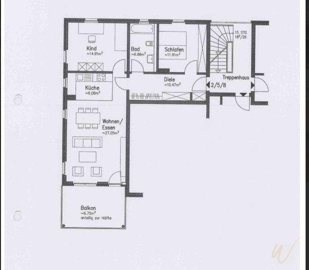 Etagenwohnung Solingen Gräfrath - 3 Zimmer, 85 m&sup2;, 283.000&euro; | Angebot:25410459