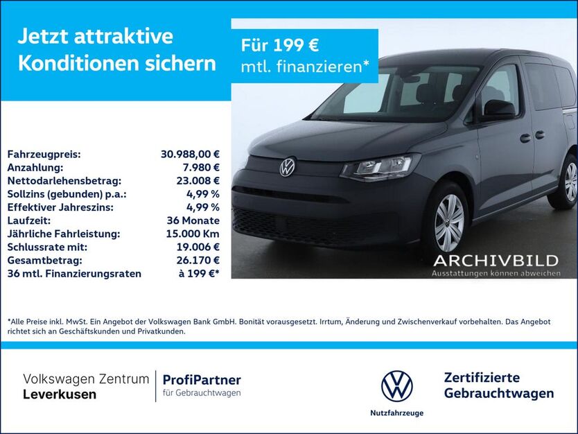 VW Caddy 7.298 km 30.988 € Leverkusen 51379