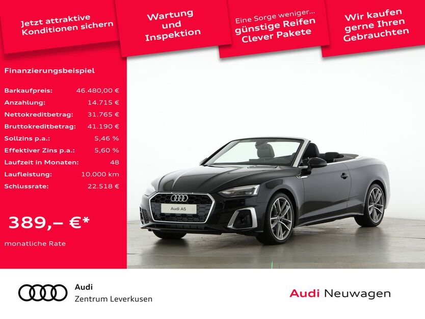 Audi A5 18.990 km 46.480 € Leverkusen 51373