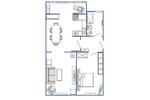 Erdgeschoßwohnung Düsseldorf Stadtbezirk 3 - 2 Zimmer, 60 m&sup2;, 890&euro; | Angebot:26299770