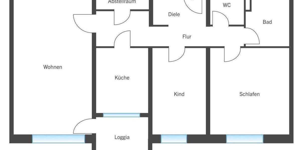 Attraktive Eigentumswohnung | 81,6 m2 | 3 Zimmer | 2 Tiefgaragenplätze möglich | Aufzug | Citynah 3 zimmer