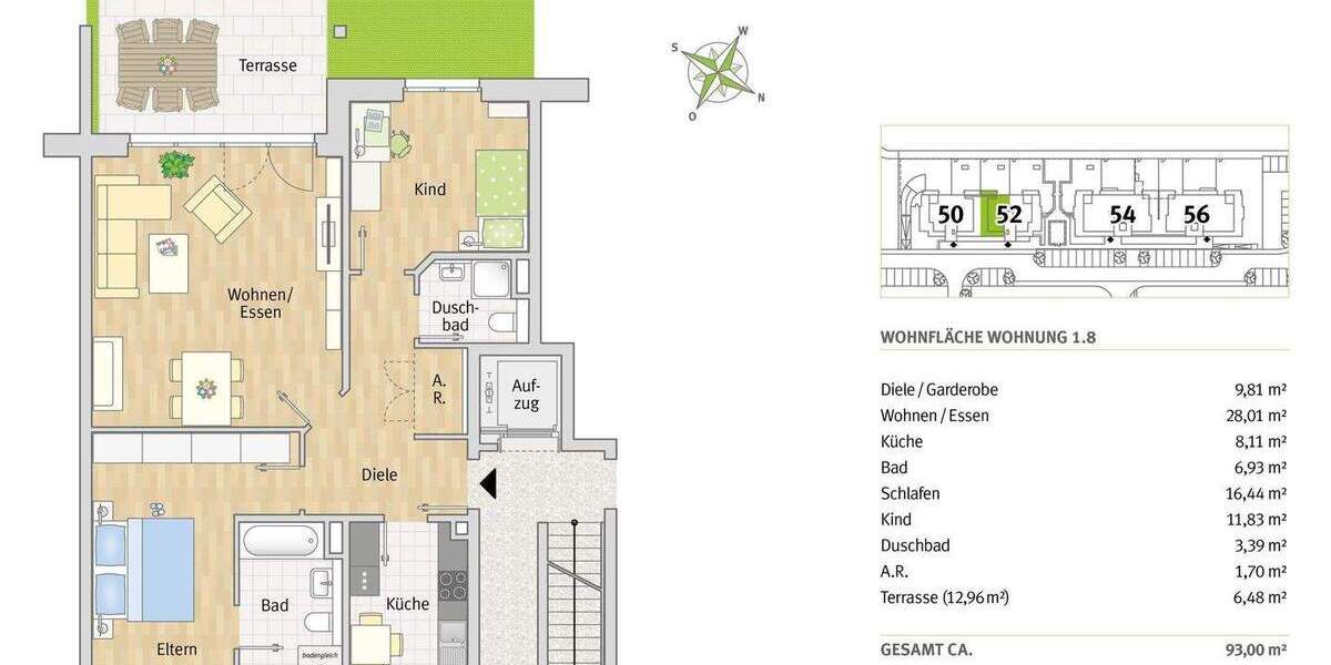 Moderne barrierefreie 3-Zimmer-Wohnung in Mettmann mit Garten und Tiefgarage 3 zimmer