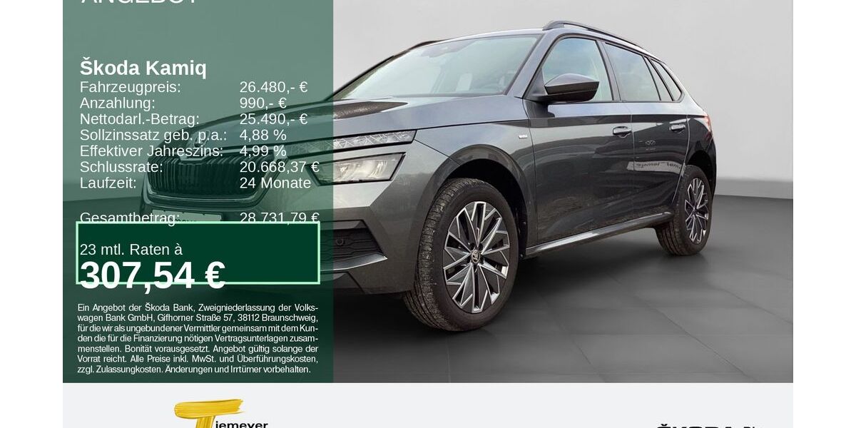 Skoda Kamiq 28.402 km 25.490 &euro; Remscheid 42857