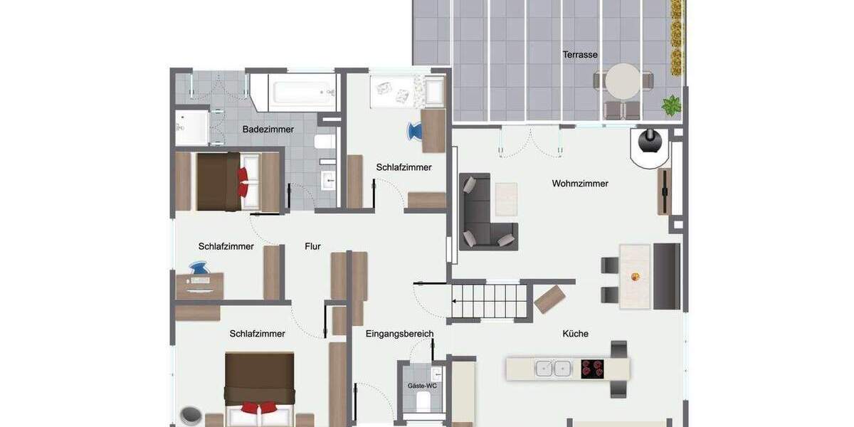 Bungalow Wermelskirchen - 4 Zimmer, 118 m&sup2;, 395.000&euro; | Angebot:25278730