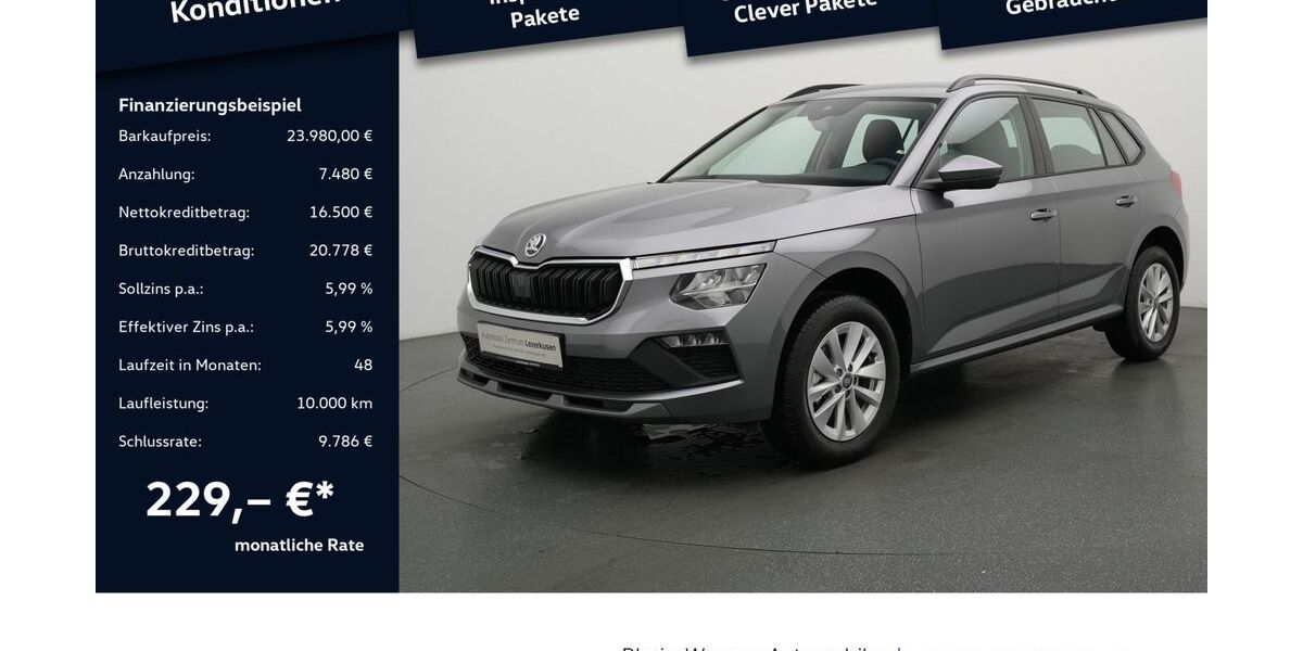 Skoda Kamiq 1.001 km 23.980 &euro; Leverkusen 51379