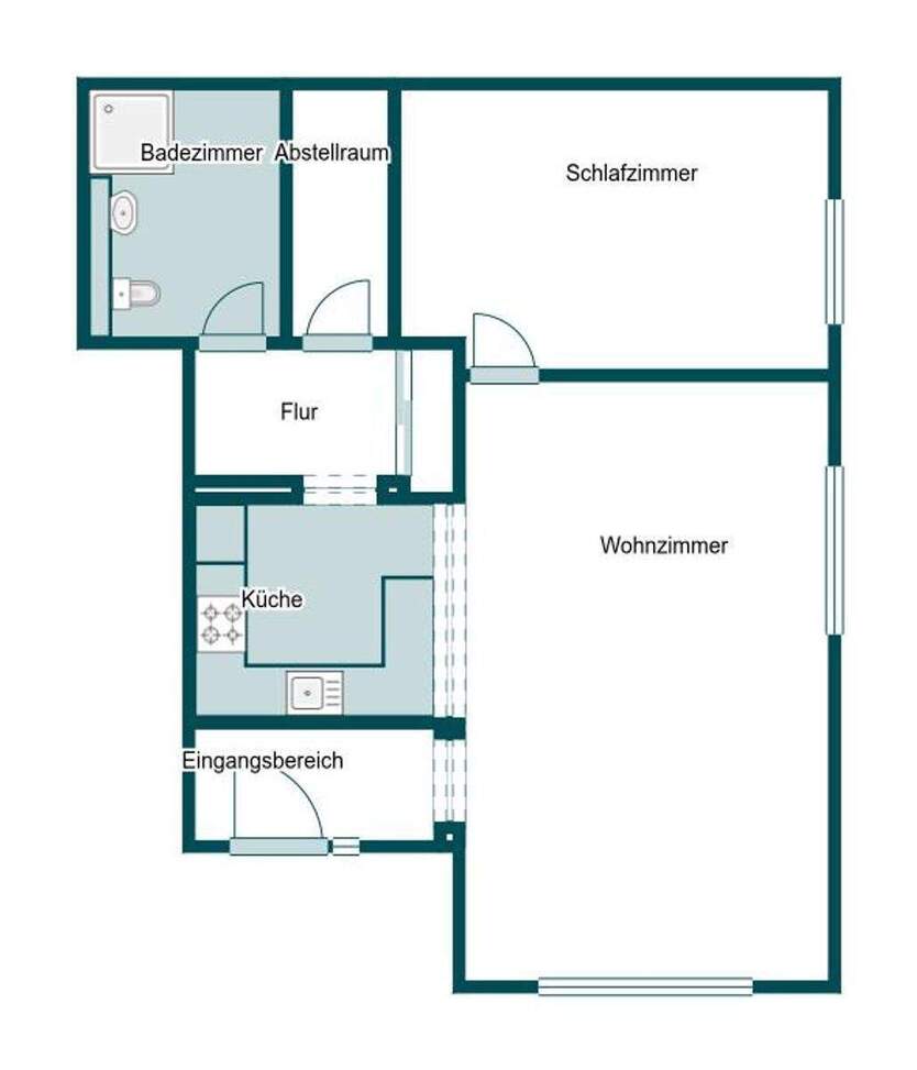 Moderne 2-Zi.- Souterrainwohnung mit separatem Eingang, schicker EBK und Stellplatz in LEV-Opladen 2 zimmer
