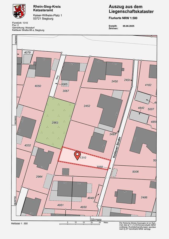 Grundstück zu verkaufen in Siegburg 199.000 € 232 m²