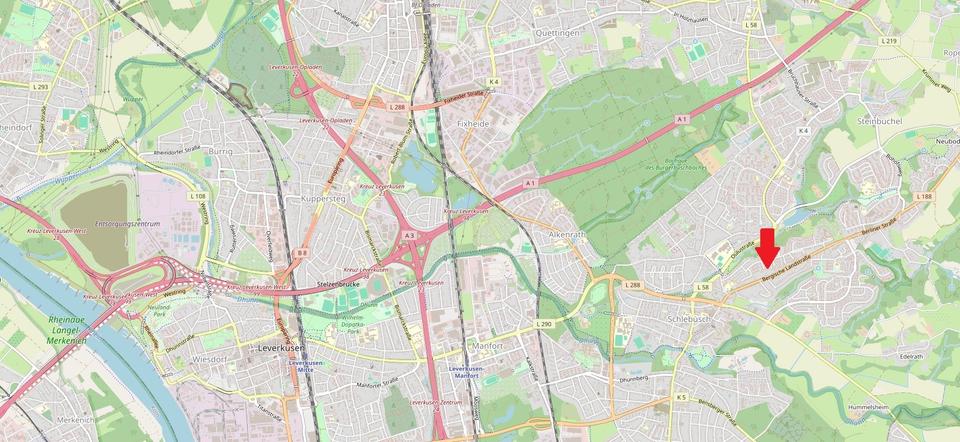Dachgeschoßwohnung Leverkusen Schlebusch - 3 Zimmer, 83 m&sup2;, 1.370&euro; | Angebot:25407799