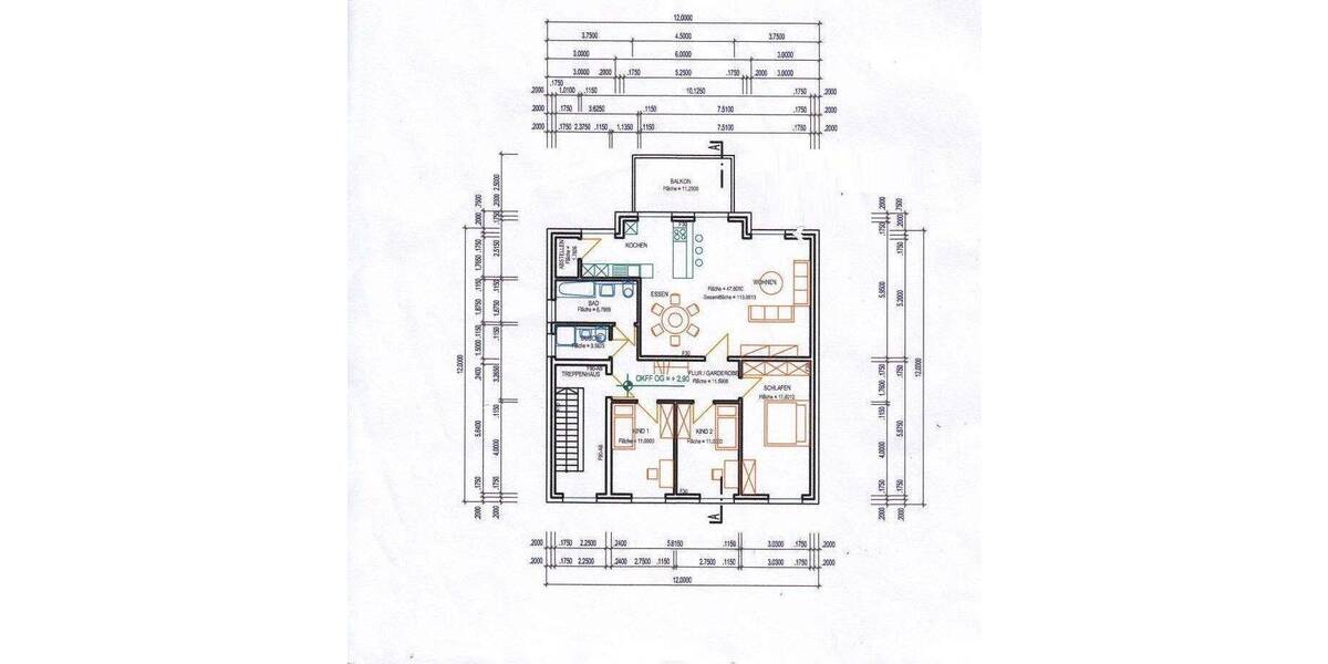 Etagenwohnung Leichlingen Witzhelden - 4 Zimmer, 113 m&sup2;, 429.000&euro; | Angebot:26875230