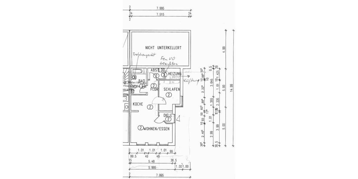 Etagenwohnung Bergisch Gladbach Alt-Frankenforst - 6 Zimmer, 170 m&sup2;, 668.000&euro; | Angebot:25987548
