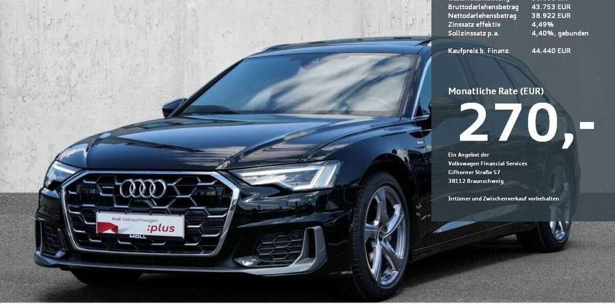 Audi A6 38.180 km 43.840 &euro; Düsseldorf 40549