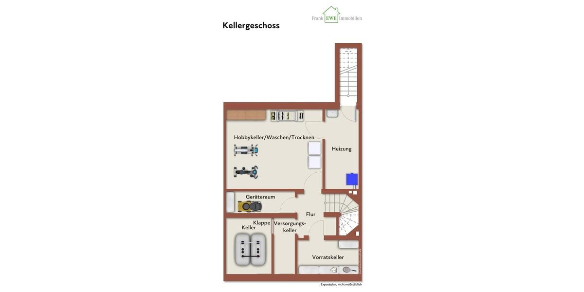 Objekt-Nr. 436 - 40597 Düsseldorf Möbliertes Reiheneckhaus mit Garage in Benrath 3 zimmer