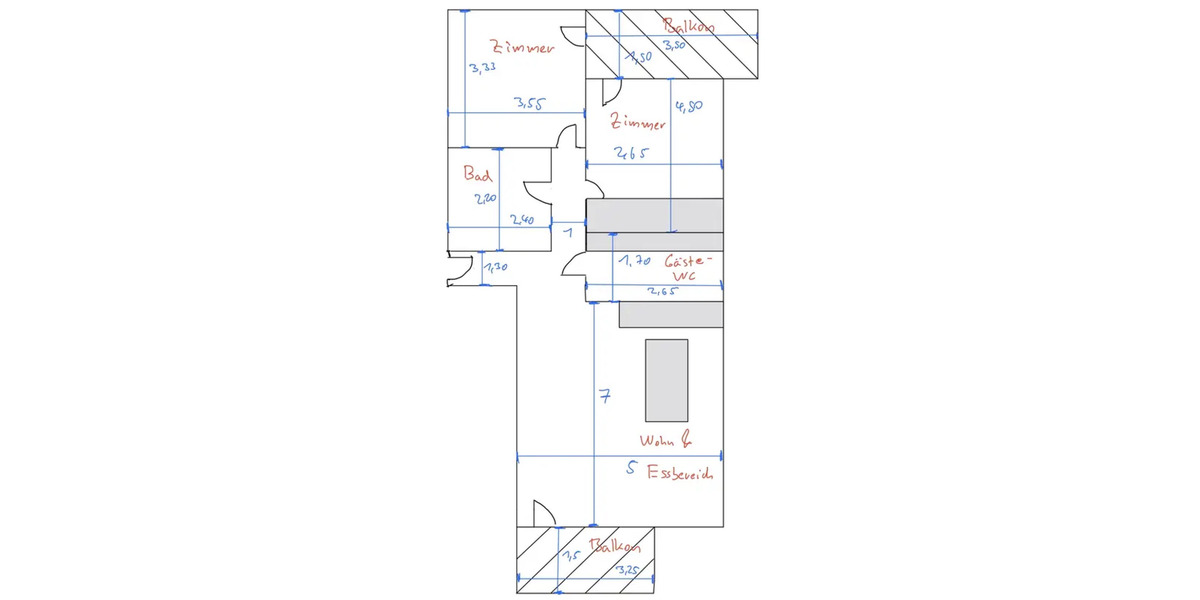 3 Zimmer Rheinblick Wohnung in Köln Marienburg 3 zimmer