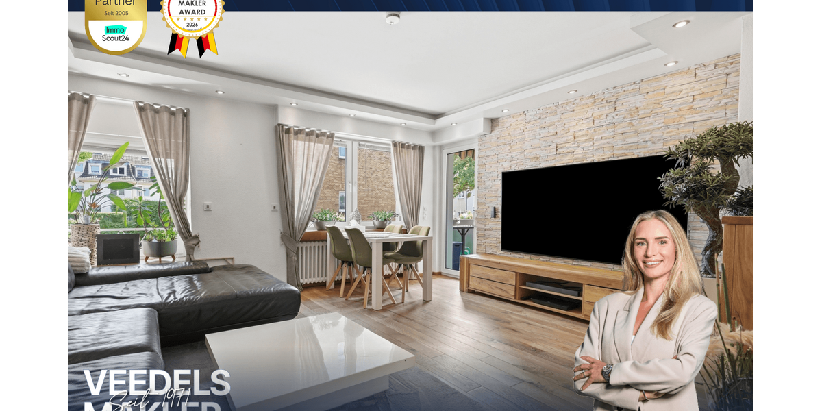 Etagenwohnung Köln Kalk - 3 Zimmer, 78 m&sup2;, 348.000&euro; | Angebot:27078047