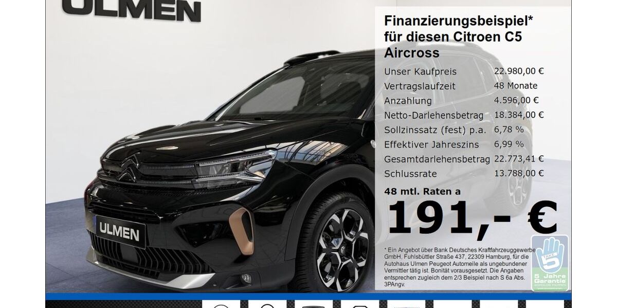 Citroen C5 Aircross 25.752 km 22.980 &euro; Düsseldorf 40233