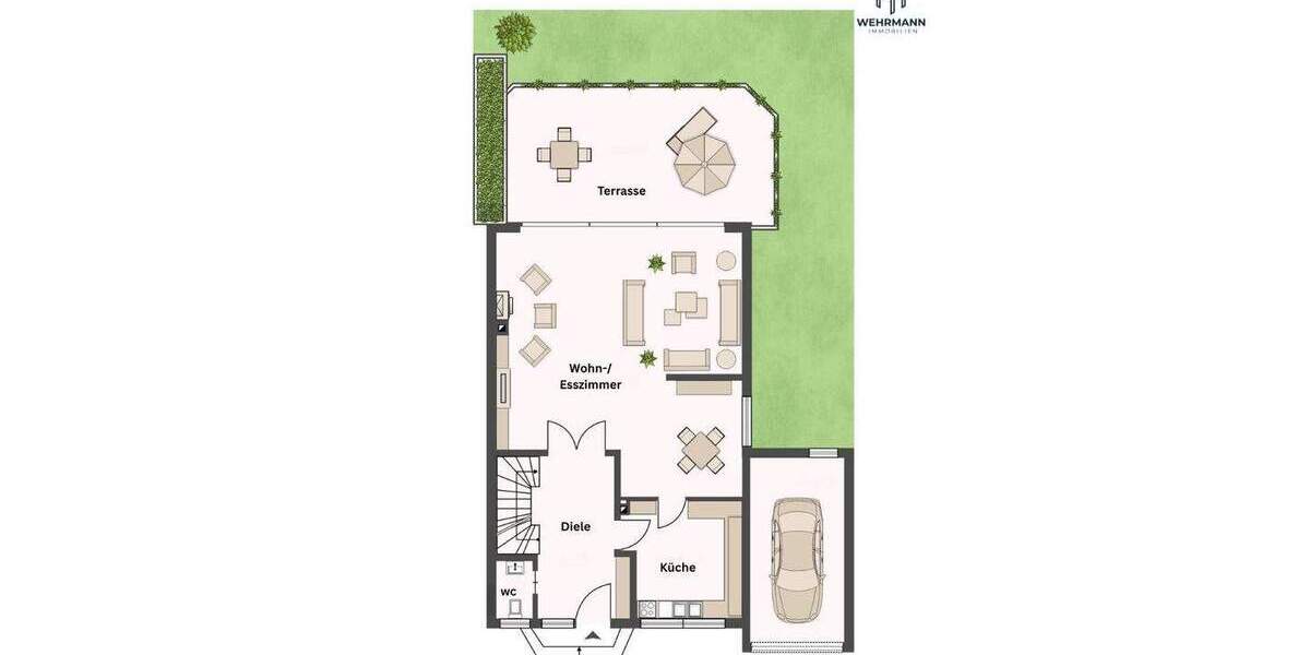 Doppelhaushälfte im Dreikönigsviertel - Stil, Ruhe & Raum für höchste Familienansprüche 5 zimmer