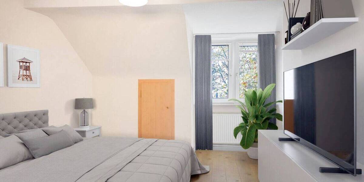 Wohnen im Zooviertel: Gemütliche Dachgeschosswohnung mit Balkon 3 zimmer