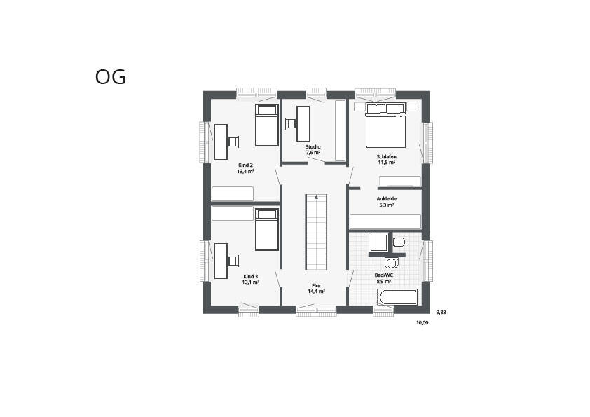 Einfamilienhaus Rommerskirchen - 6 Zimmer, 152 m&sup2;, 538.700&euro; | Angebot:26244440