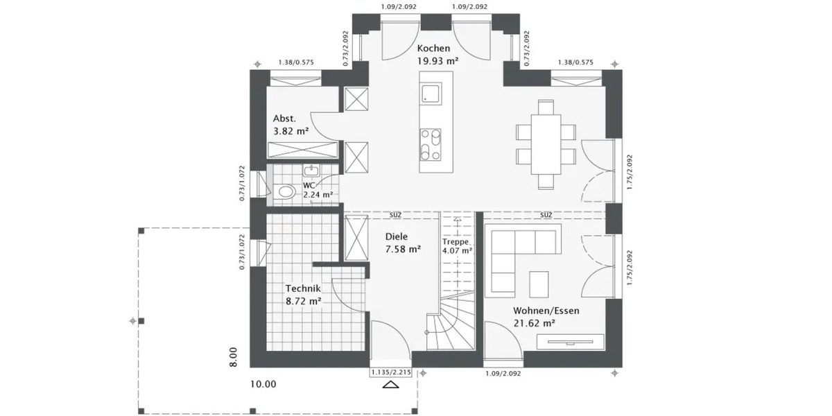Einfamilienhaus Frechen Bachem - 5 Zimmer, 135 m&sup2;, 747.000&euro; | Angebot:25410209