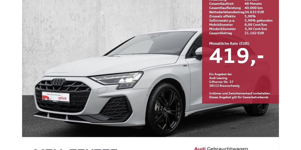 Audi A3 10.000 km 37.990 &euro; Düsseldorf 40549