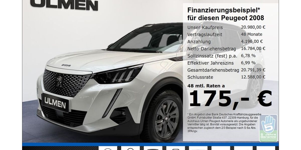 Peugeot 2008 31.020 km 20.980 &euro; Düsseldorf 40233