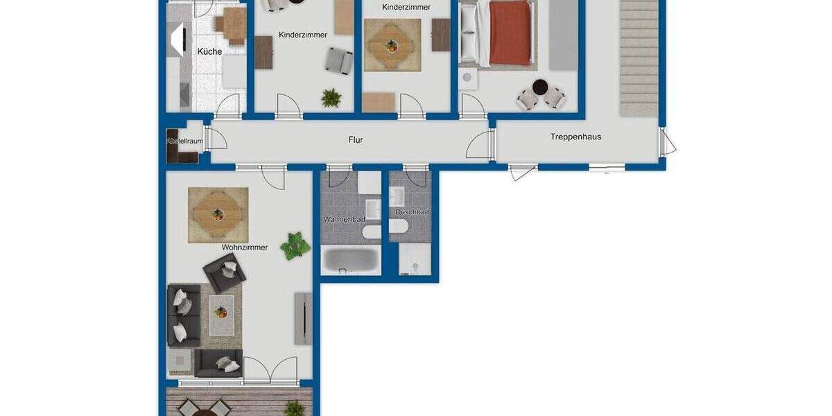 Bezugsfreie, moderne 4-Zimmerwohnung im Herzen von Liblar 4 zimmer