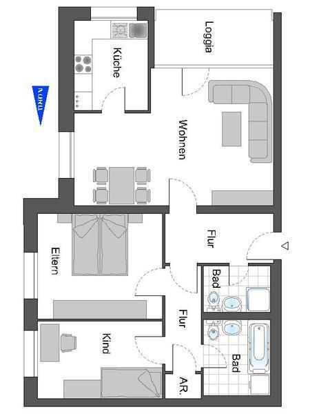 Helle 3 Zimmer-Wohnung mit viel Komfort in Haan-Ost! Nur mit WBS anzumieten! zimmer