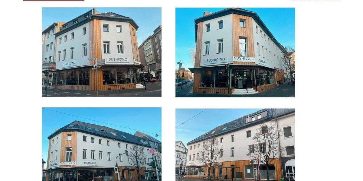 Neues Wohn- und Geschäftshaus in Leverkusen-Opladen mit ca. 180.000 € Jahresmiete 2 zimmer